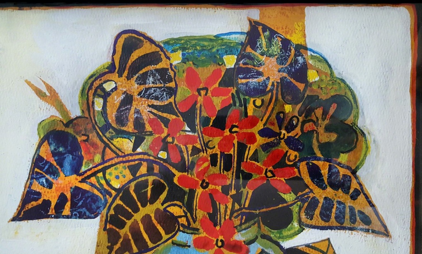 Francoise Gilot - African Violets, 1971